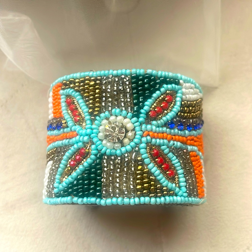 Beaded Cuff Bracelet